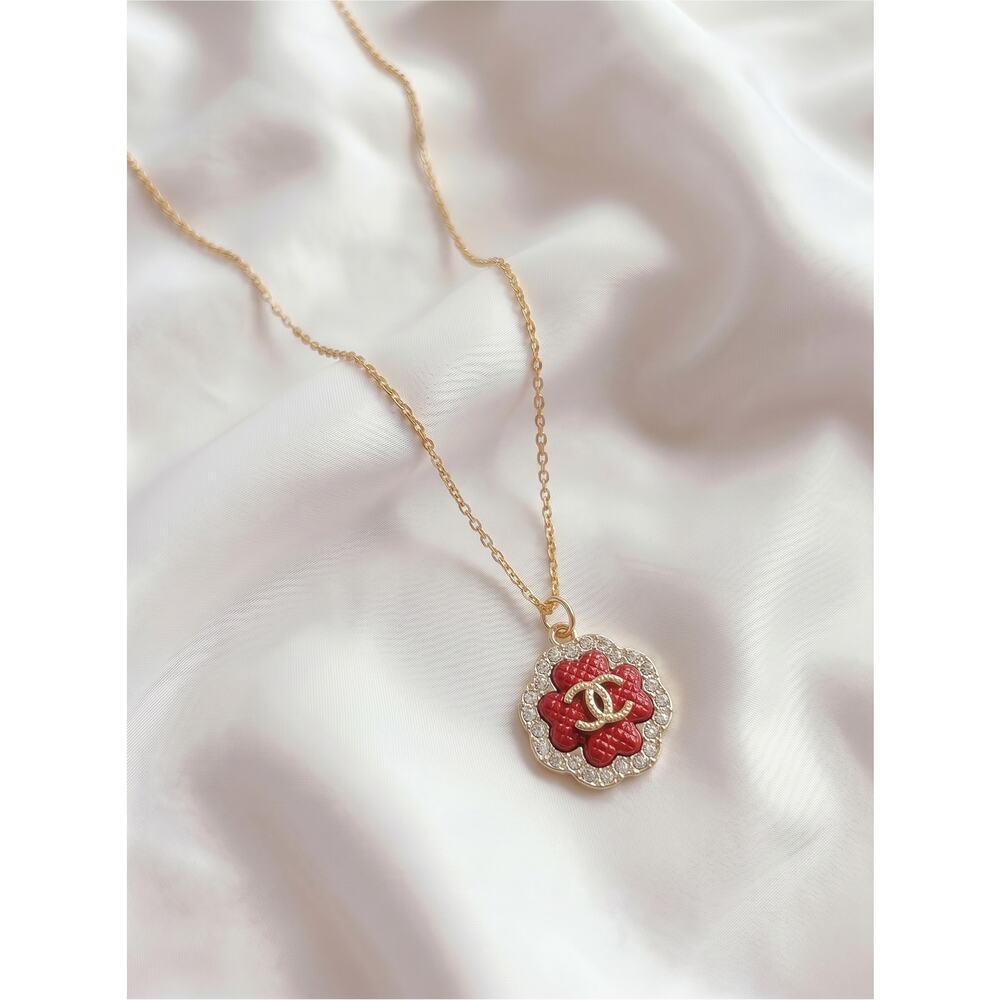 ✨ Vintage ONLY 1! CHANELlucky 🍀 Upcycled Necklace: BOGO Sale! ✨